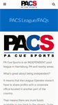 Mobile Screenshot of pacuesports.com